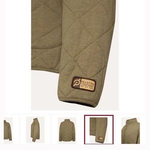 M peloton quilted coat